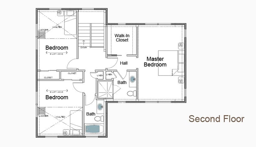 candlewood barn home floor plan second floor