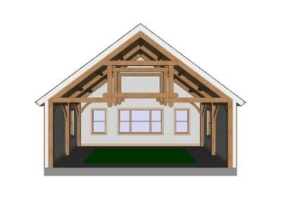 Queen Post Truss Modified