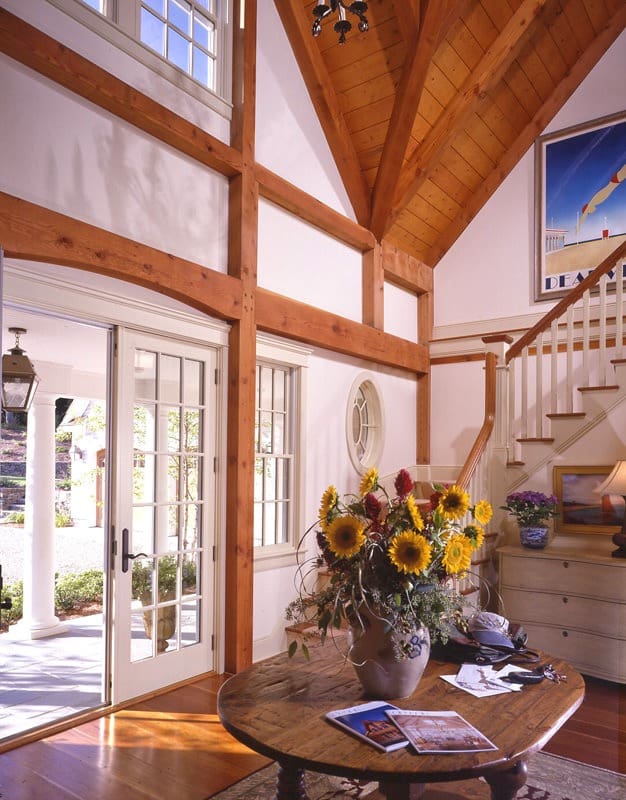 04-4753-10 cape cod home grand entrance with staircase