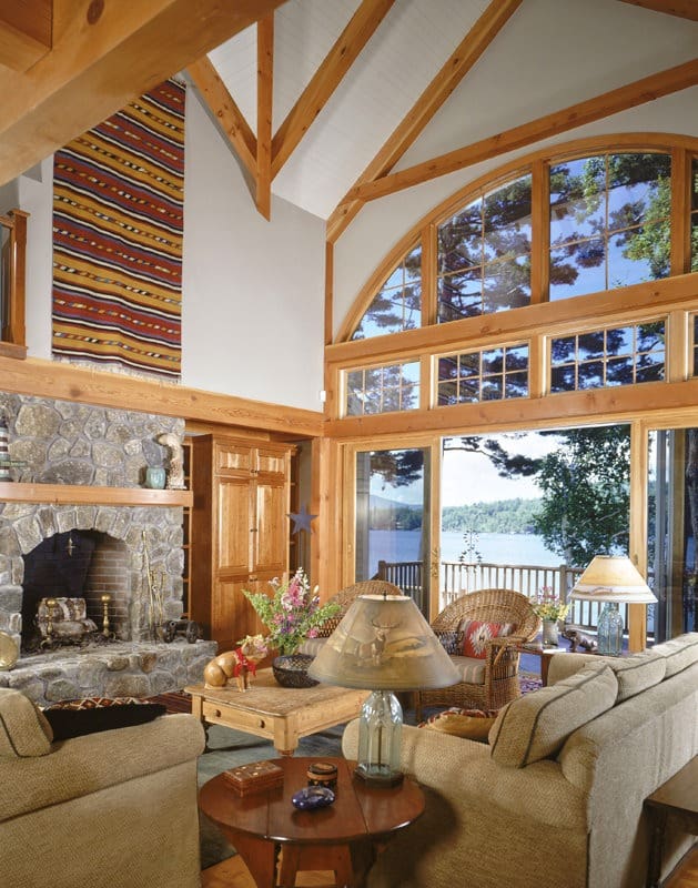 Post and Beam Great Room Post and Beam Great Room
