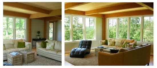 Contemporary Timber Frame Living Room Contemporary Timber Frame Living Room