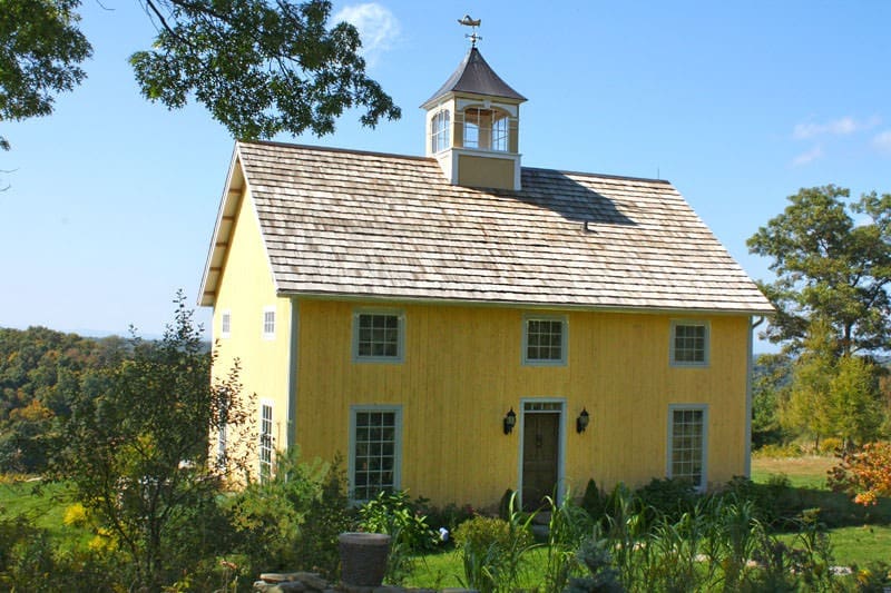 yellow barn home with cupola yellow barn home with cupola
